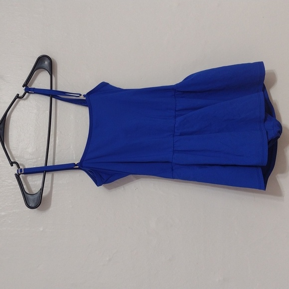 La Blanca Island Goddess Royal Blue Swim Dress Size 14 - Picture 3 of 11